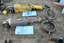 Lot-(1) DeWalt and (1) Porter Cable 4 1/2