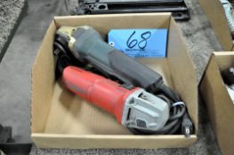 Lot-(1) Milwaukee and (1) Metabo 4 1/2