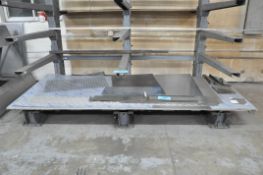 Lot-Various Cutoff Sheet Stock on (1) Shelf, including (4) 48
