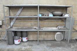 Section Stock Rack, (Contents Not Included), (Not to Be Removed Until Empty)