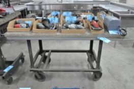 Steel Frame Work Table, (Contents Not Included), (Not to Be Removed Until Empty)