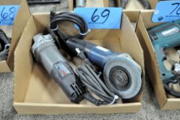 Lot-(1) Porter Cable and (1) Ryobi 4 1/2