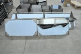 Lot-(6) Various Stainless Steel Shelves