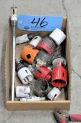 Lot-Various Hole Saws in (1) Box