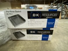 Lot-(2) BK Resources Model BK-PRB-5, Stainless Steel Pre-Rinse Baskets