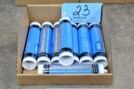 Lot-Industrial Grade RTV Silicone Tubes in (1) Box