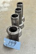 Lot-(4) Hardinge Collets in (1) Row