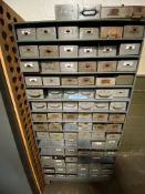 Lot-Various Tooling with Organizer Bin Rack