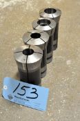 Lot-(4) Hardinge Collets in (1) Row