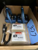 Lot-Clamps, Bolts and Ball Type V-Blocks in (1) Box