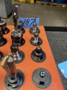 Lot-(8) CAT40 Taper Tool Holders in (2) Rows