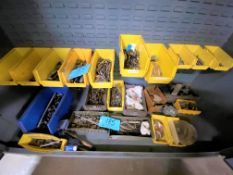 Lot-Drills, Taps, Dowel Pins, Milling Cutters, Destaco Clamps, etc.