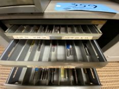 3 Drawer Organizer Cabinet with Thread Gage Contents