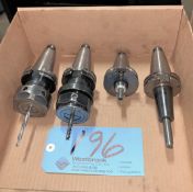 Lot-(4) CAT40 Taper Tool Holders in (1) Box