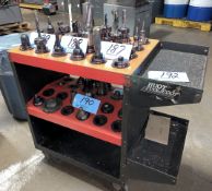40-Taper Tooling Cart, (Tool Holders Not Included), (Not to Be Removed Until Empty)