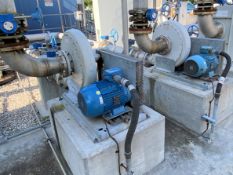 (lot of 2) Meidinger Witt biogass pressure booster with belt drive 10 HP WEG W21 Severe Duty