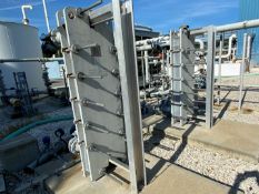 (Lot of 2) Xchange stainless steel plate in carbon steel frame heat exchangers