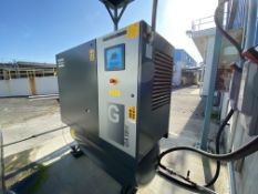 2019 Atlas Copco GA 18FF 24 HP rotary screw air compressors with built in refrigerated air dryers