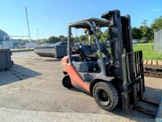Toyota solid tire LP forklift, 4,600# capacity, 181