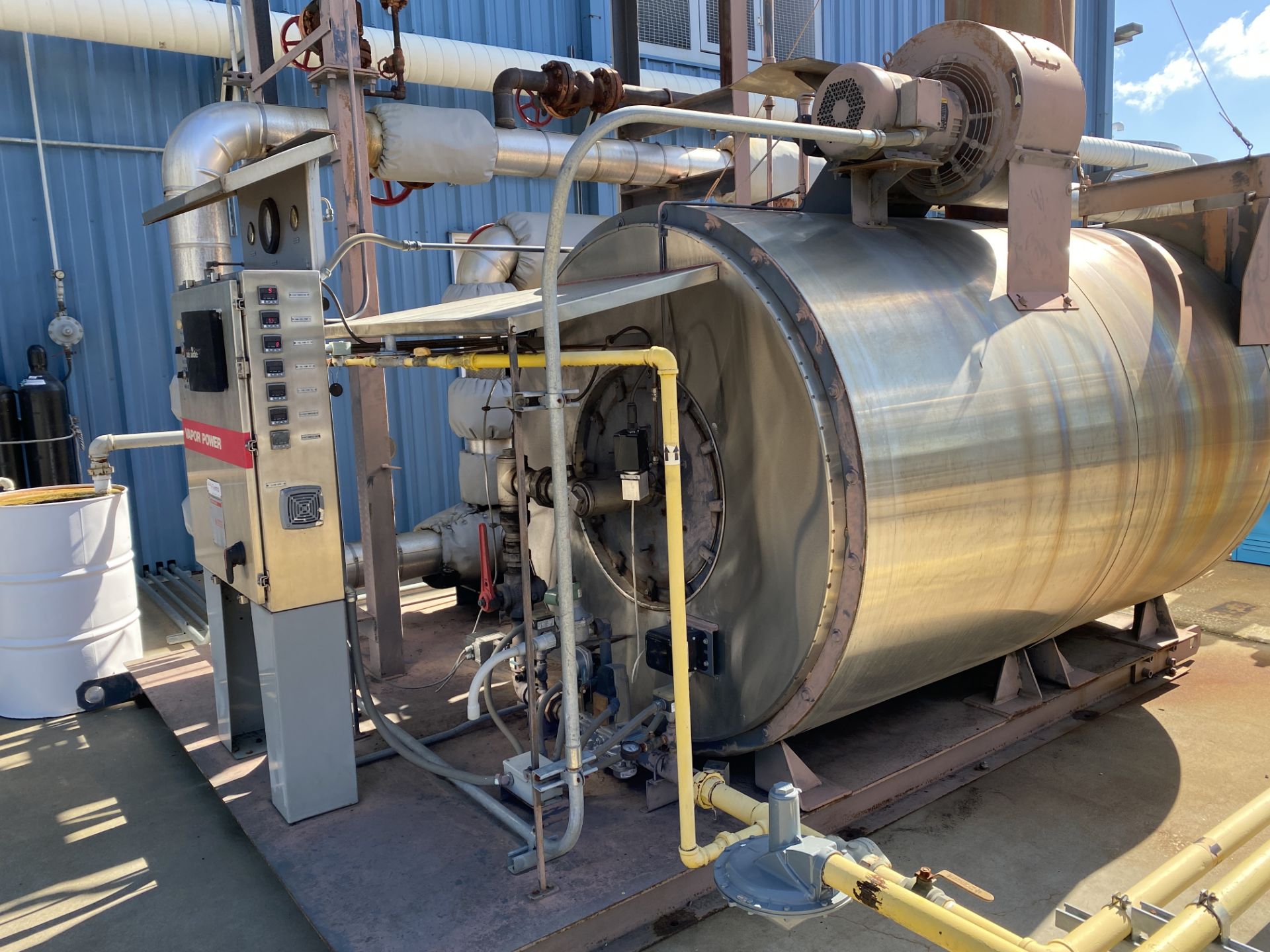 Vapor Power Hi-R Temp high temp liquid phase heater, propane gas fired, 6.6 MM BTU/Hr, 445 Ft² - Image 2 of 6