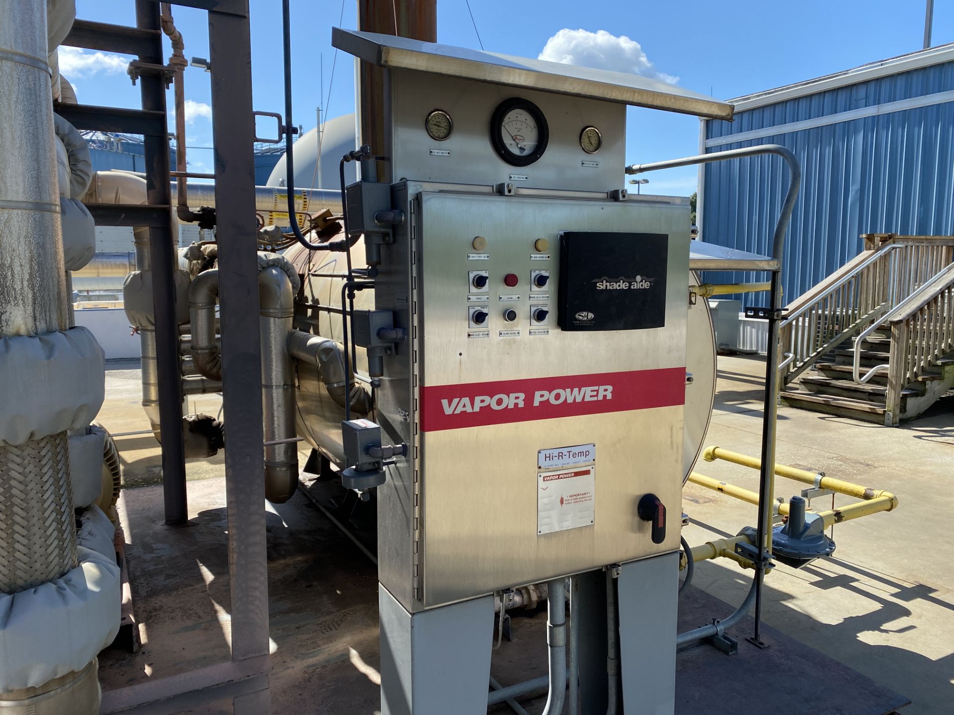 Vapor Power Hi-R Temp high temp liquid phase heater, propane gas fired, 6.6 MM BTU/Hr, 445 Ft²