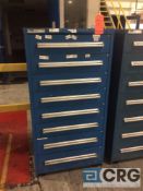 Stanley Vidmar 9-drawer parts cabinet