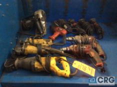 Lot of asst electric hand tools