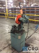 Scotchman 350-LT heavy duty cut off saw, 12 inch blade, 3 hp motor, 460 volts, 3 phase