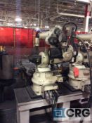 Nachi FD-B4L welding robot with control, OTC WELBEE P500L inverter welder power source with control,
