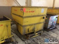 Roura Hopper 2 1/2 cubic yard self dumping hopper, 8000 lb capacity, mn HD-680-BS, 56 X 64 inches