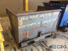 2 cubic yard self dumping hopper, 8000 lb capacity, 66 X 62 inches size