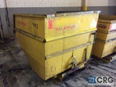 Roura Hopper 2 1/2 cubic yard self dumping hopper, 8000 lb capacity, mn HD-680-BS, 56 X 64 inches