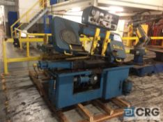 Do All heavy duty horizontal band saw, 22 inch max width capacity, variable band speed, coolant