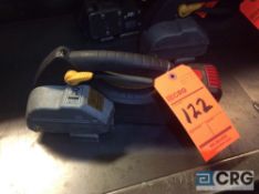 Transpak portable cordless strapping machine with charger