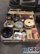 Lot asst spools welding wire
