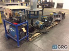 Lot of asst parts welders, wire feeders, etc