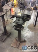 Baldor 6 inch double end grinder with pedestal base, 1 phase