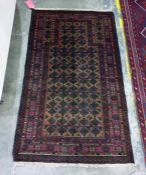 Vegetable dye wool chobi kelim, 143cm x 83cm