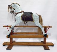 20th century fully restored platform rocking horse