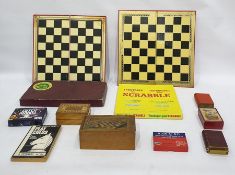 Assorted child's games to include Scrabble, etc (1 box)