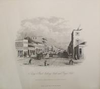 Series of black and white modern prints of scenes of Sydney, Australia, printed by Sands & Kenny,