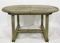 Garden furniture, comprising table, four chairs, two folding chairs by Indian Ocean Trading