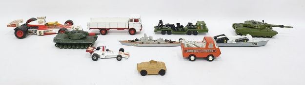 Box of assorted model vehicles to include Dinky To
