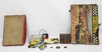 Meccano set, Scalextric set and small quantity of further toys to include Dinky Supertoys 961 Blaw