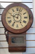 Wall clock, the dial marked 'Walter Clifford, Bourton on the Water'