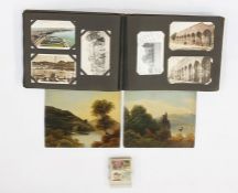 Assorted postcards including albums