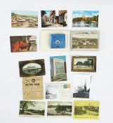 Quantity of assorted postcards including ships