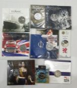 Large collection of 47 brilliant uncirculated £5 coins, face value £235