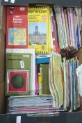 Quantity of Ordnance Survey maps (1 box)