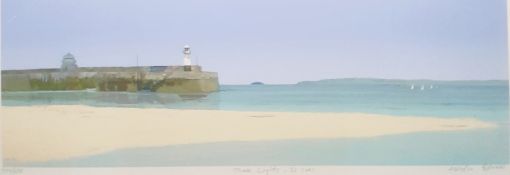 Print after Malcolm Bowmer Seaside scene and various further